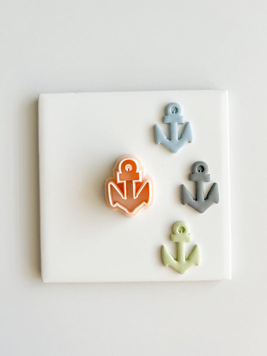 Anchor Clay Cutter | Anchor Polymer Clay Cutter for DIY Nautical Earrings Ocean-Themed Jewelry and Handmade Maritime Accessories