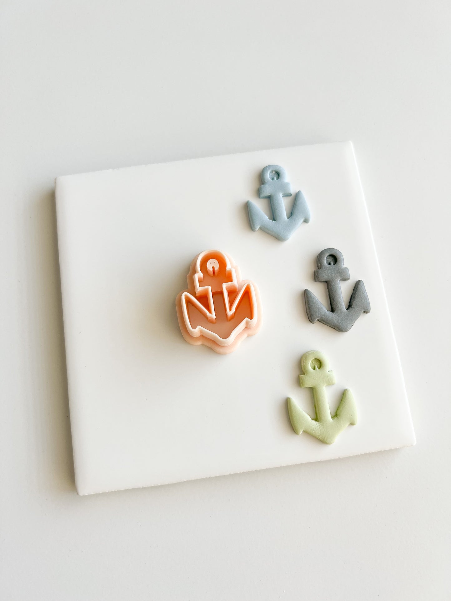 Anchor Clay Cutter | Anchor Polymer Clay Cutter for DIY Nautical Earrings Ocean-Themed Jewelry and Handmade Maritime Accessories