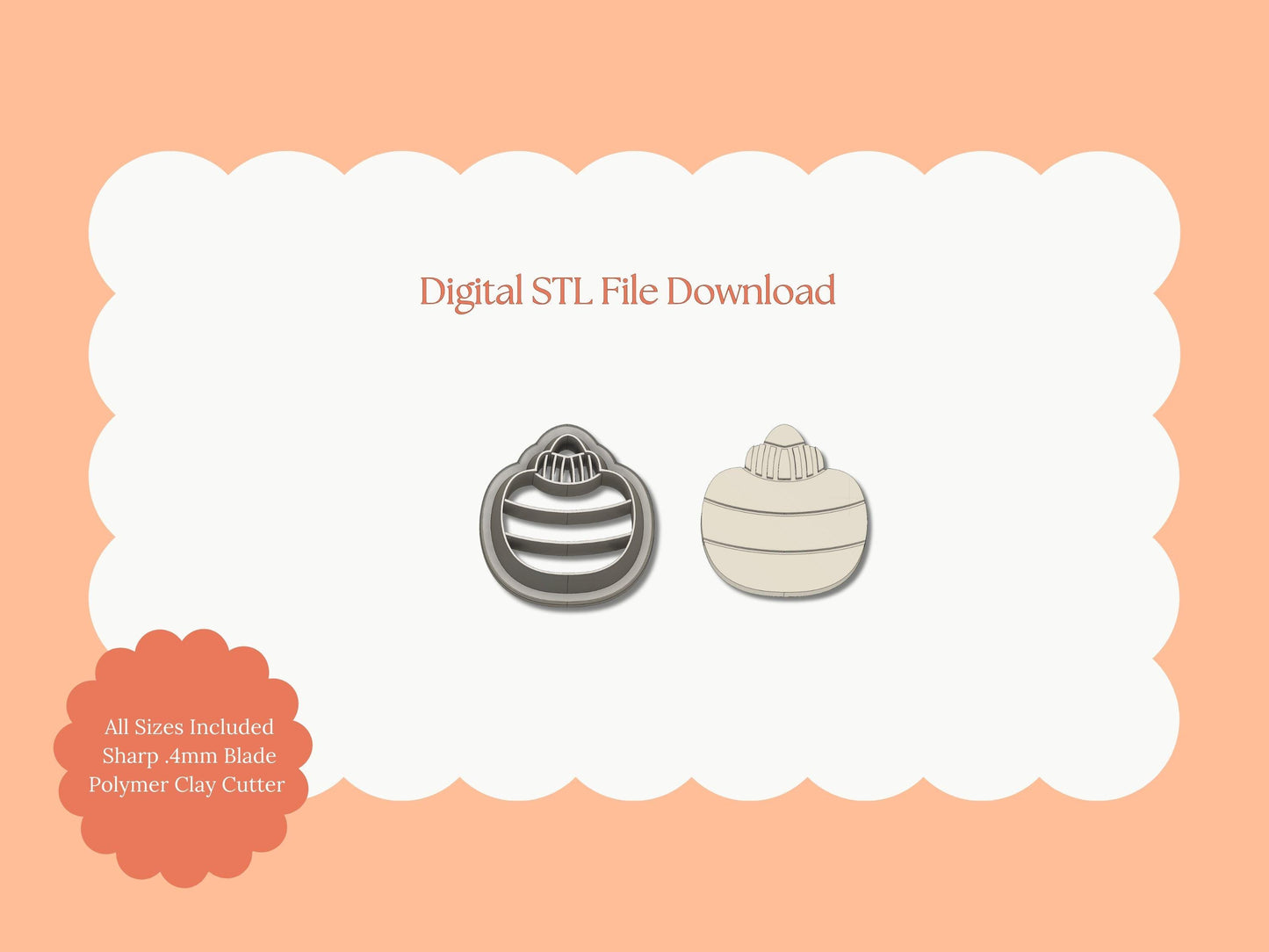 Ketchup | STL File Download Polymer Clay Cutter BBQ Summer 4th of July