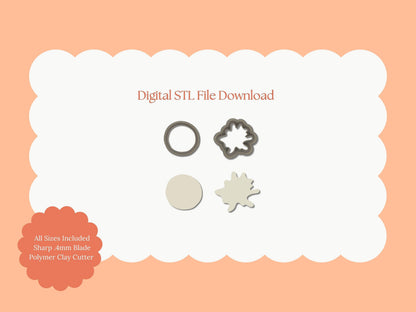 Pancake Clay Cutter | STL File Download Polymer Clay Cutter Breakfast Spring Summer