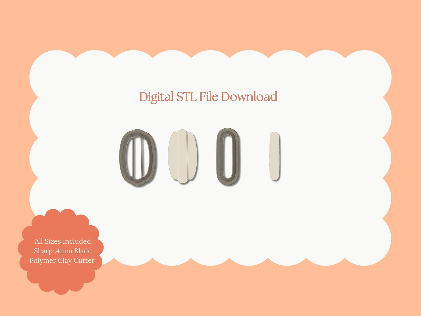Hotdog | STL File Download Polymer Clay Cutter BBQ Summer 4th of July
