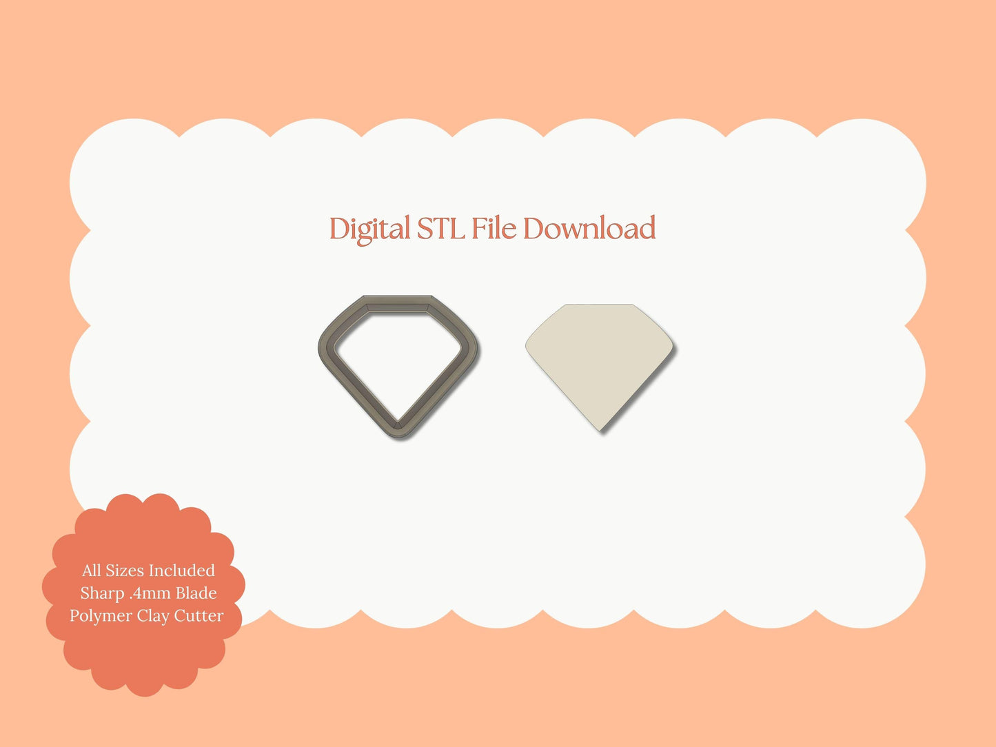 Flower Bouquet Clay Cutter | Flower Bouquet STL File – Digital Botanical Cutter for Nature Earrings & Elegant Floral Crafts