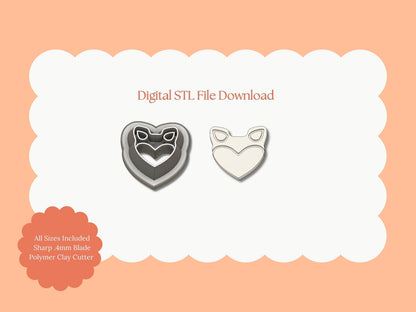 Fox No. 2 Clay Cutter | Fox No. 2 STL File – Digital Woodland Cutter for Nature Earrings & Cute Clay Crafts
