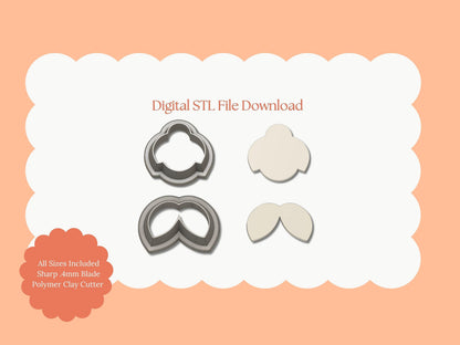Ladybug Clay Cutter | Ladybug STL File – Digital Garden Cutter for Nature Earrings and Cute Spring Clay Crafts
