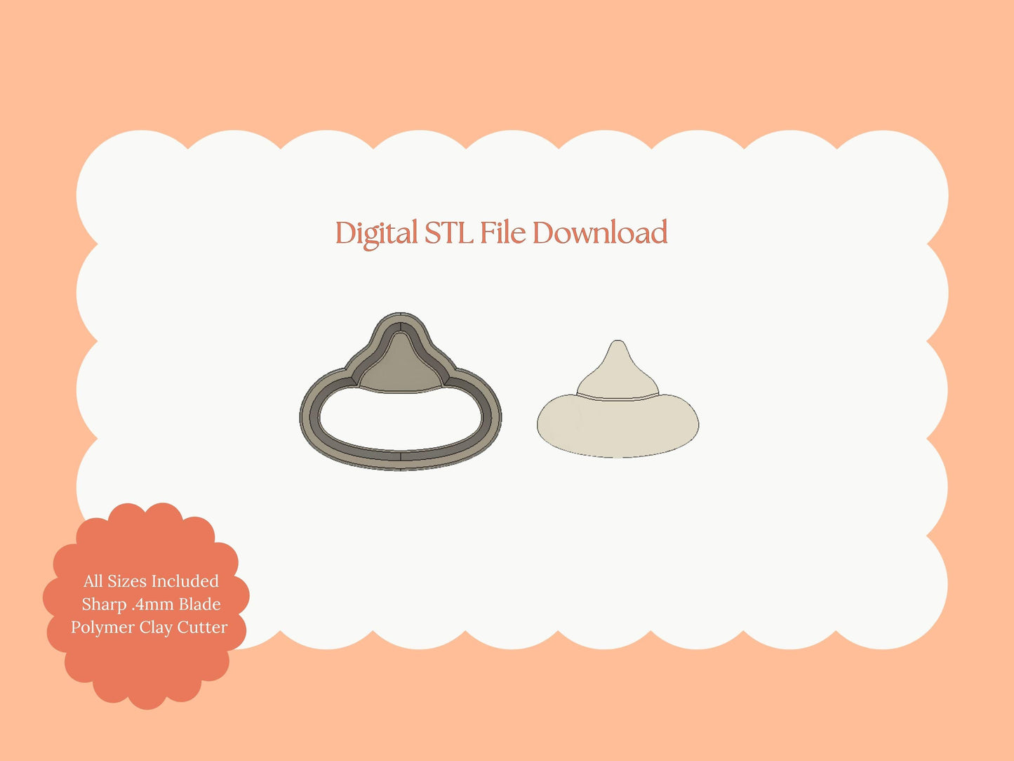 Susan Cookie Clay Cutter | Susan Cookie STL File – Cute Digital Cutter for DIY Baking Earrings and Cookie Crafts