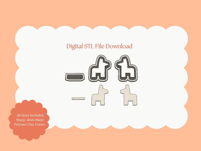 Pinata Clay Cutter | Pinata STL File for Party Earrings – Digital Fiesta Clay Cutter Download