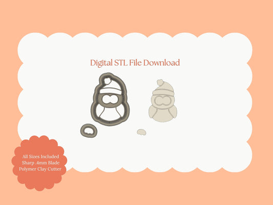 Owl Clay Cutter | Owl STL File for Nature Earrings – Woodland Digital Clay Cutter Download