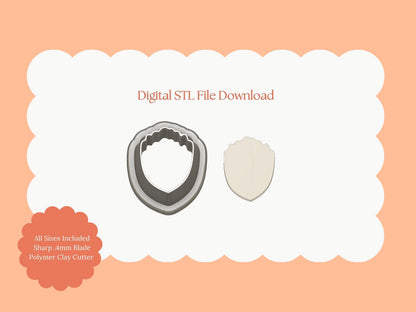 Poppy Petal Clay Cutters | Poppy Petal STL File – Floral Digital Cutter Set for Botanical Earrings and Nature Crafts