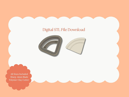 Watermelon Clay Cutter | Watermelon STL File – Digital Fruit Clay Cutter for Summer Earrings and Cute Handmade Accessories