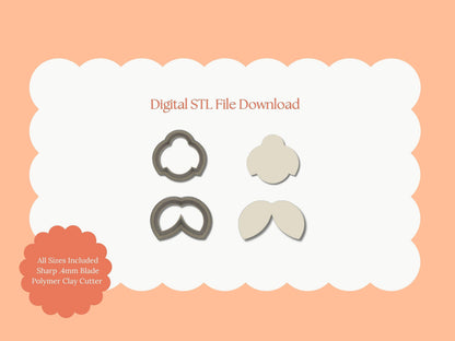Ladybug Clay Cutter | Ladybug STL File – Digital Garden Cutter for Nature Earrings and Cute Spring Clay Crafts