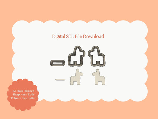 Pinata Clay Cutter | Pinata STL File for Party Earrings – Digital Fiesta Clay Cutter Download