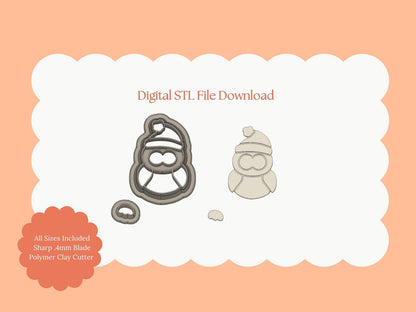 Owl Clay Cutter | Owl STL File for Nature Earrings – Woodland Digital Clay Cutter Download