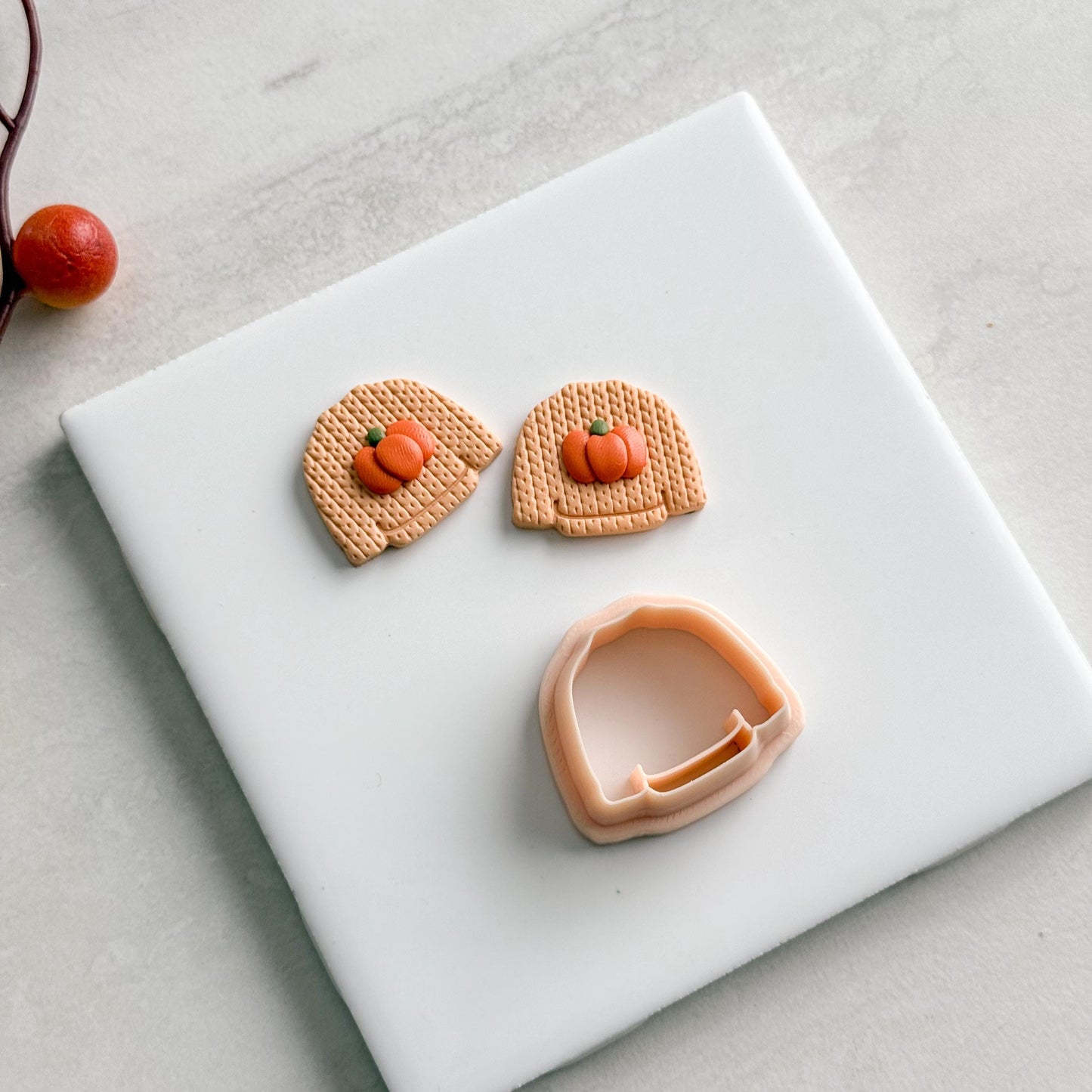 2025 Sweater Clay Cutter | Sweater Polymer Clay Cutter for Fall Earrings and Autumn Wardrobe Crafts
