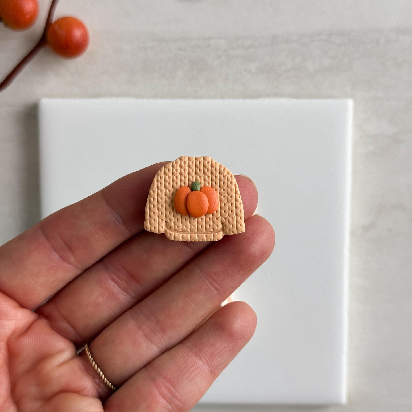2025 Sweater Clay Cutter | Sweater Polymer Clay Cutter for Fall Earrings and Autumn Wardrobe Crafts