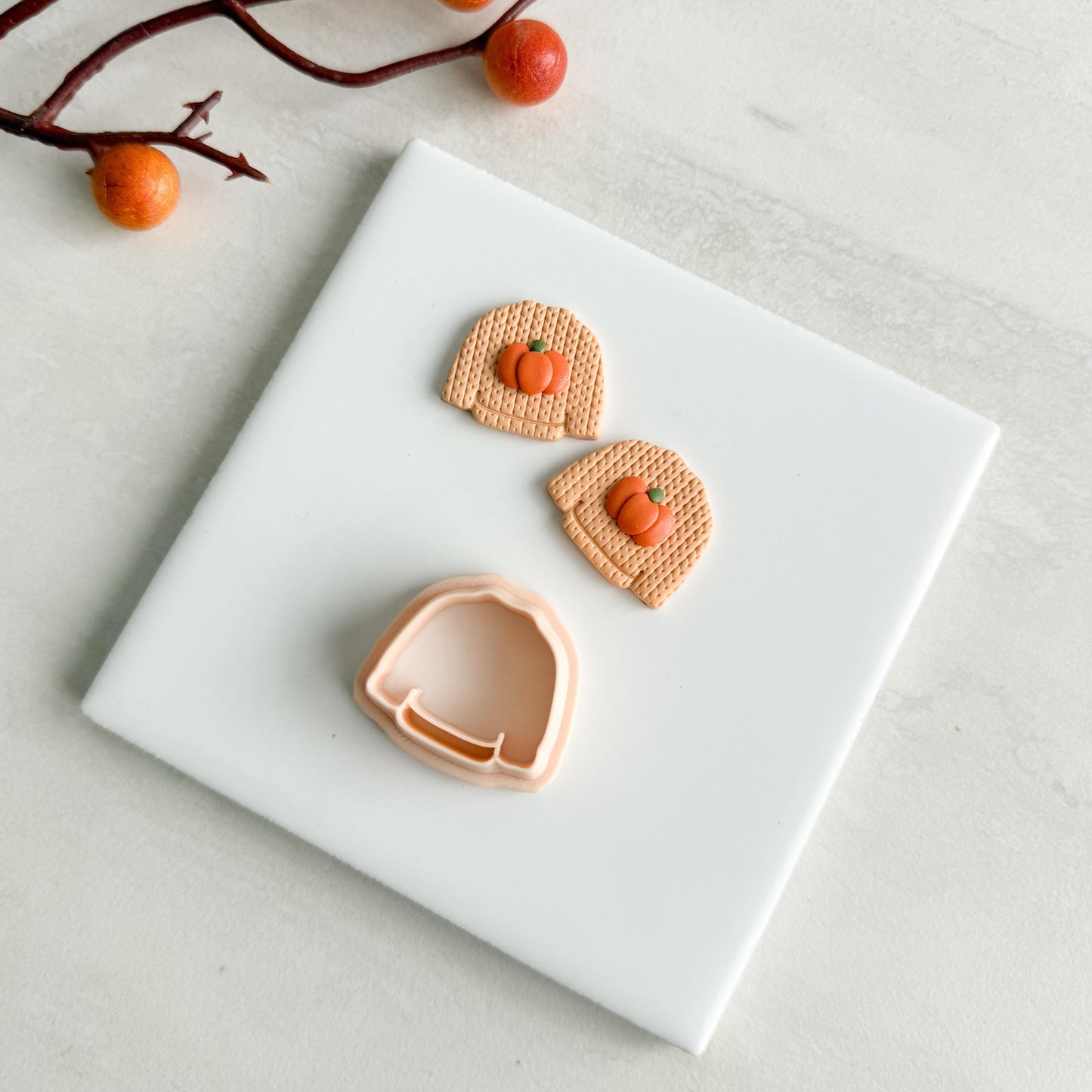 2025 Sweater Clay Cutter | Sweater Polymer Clay Cutter for Fall Earrings and Autumn Wardrobe Crafts