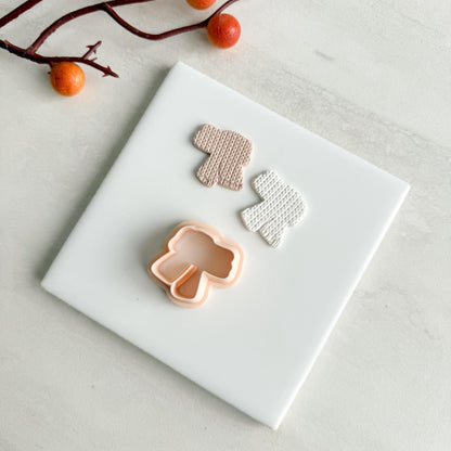 2025 Scarf Clay Cutter | Cozy Fall Polymer Clay Cutter for Autumn Earrings and Warm Seasonal Crafts