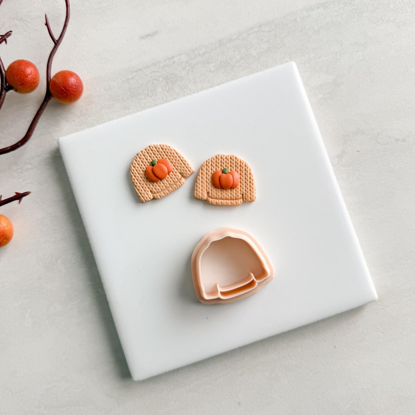 2025 Sweater Clay Cutter | Sweater Polymer Clay Cutter for Fall Earrings and Autumn Wardrobe Crafts
