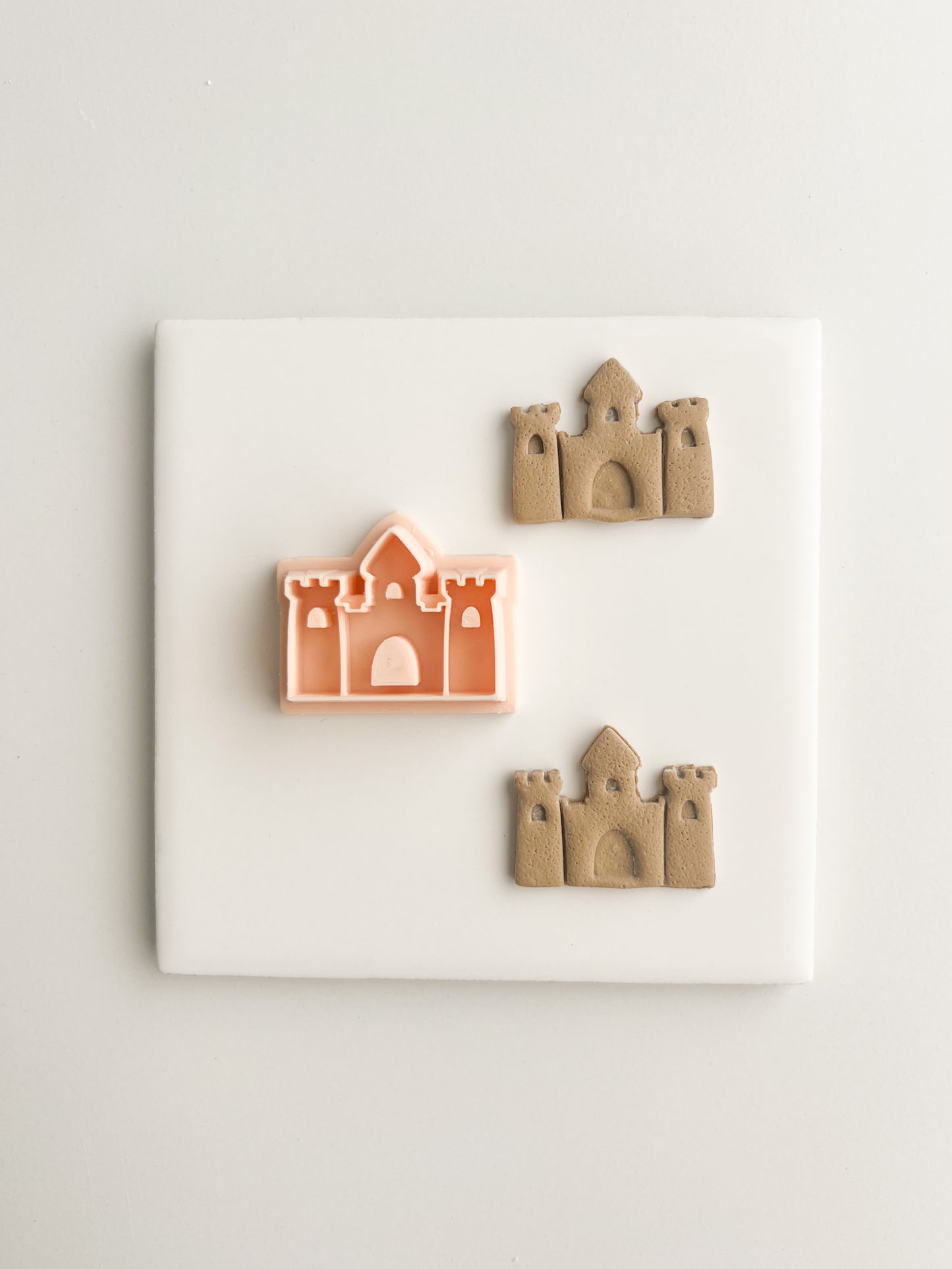 Sand Castle Clay Cutter | Sand Castle Polymer Clay Cutter for DIY Beach Earrings Coastal-Themed Jewelry and Handmade Summer Accessories