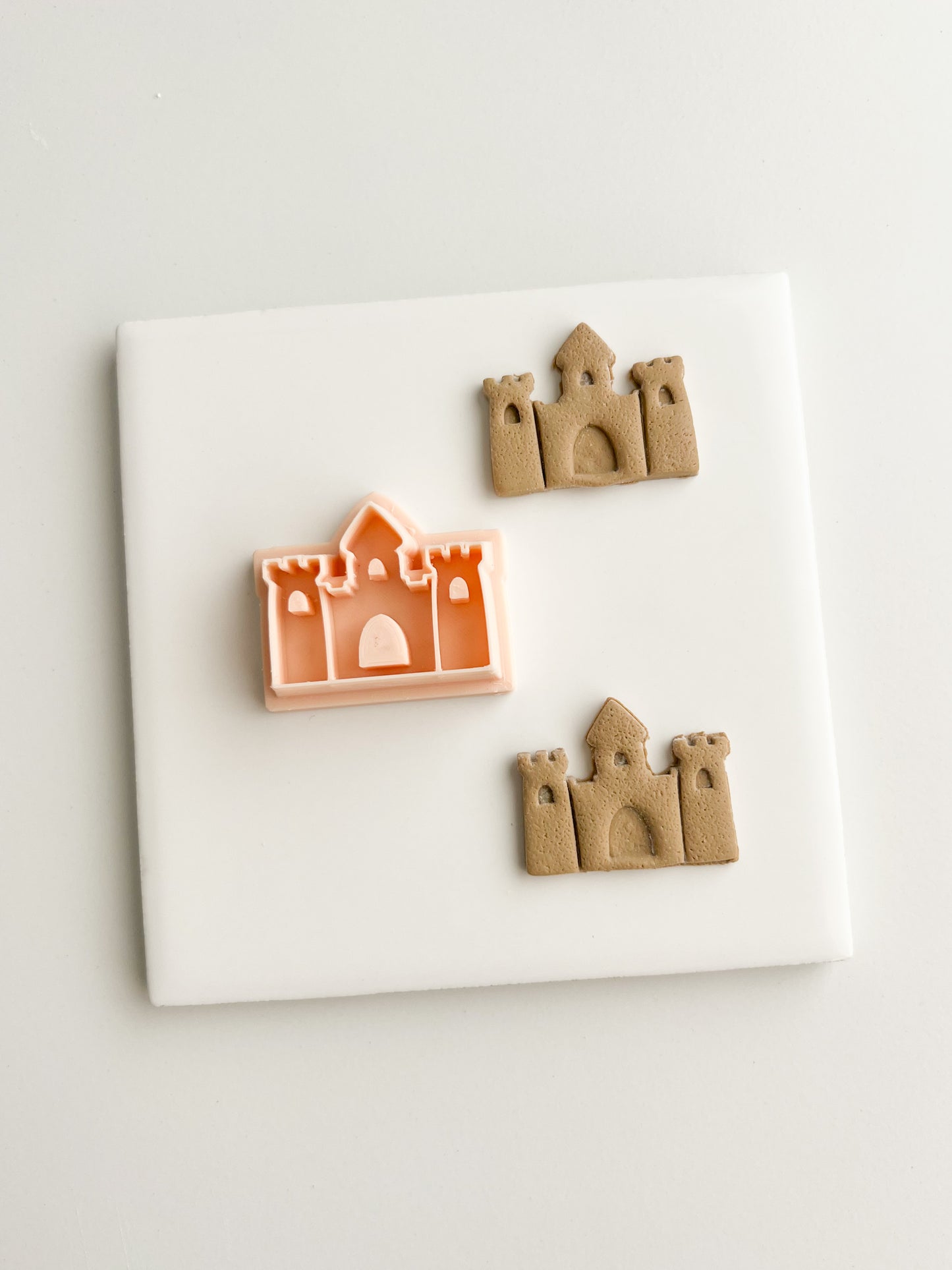 Sand Castle Clay Cutter | Sand Castle Polymer Clay Cutter for DIY Beach Earrings Coastal-Themed Jewelry and Handmade Summer Accessories