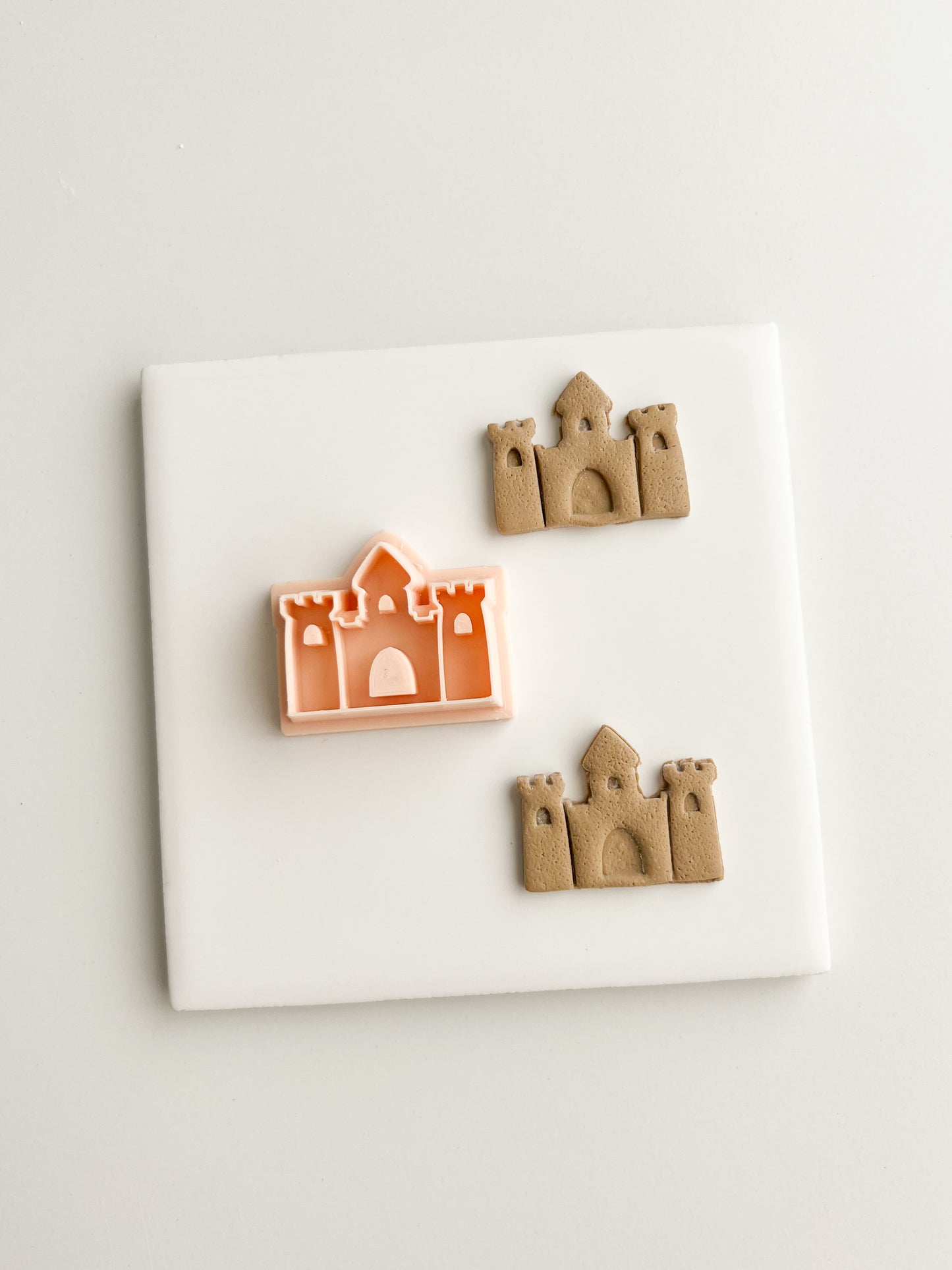 Sand Castle Clay Cutter | Sand Castle Polymer Clay Cutter for DIY Beach Earrings Coastal-Themed Jewelry and Handmade Summer Accessories