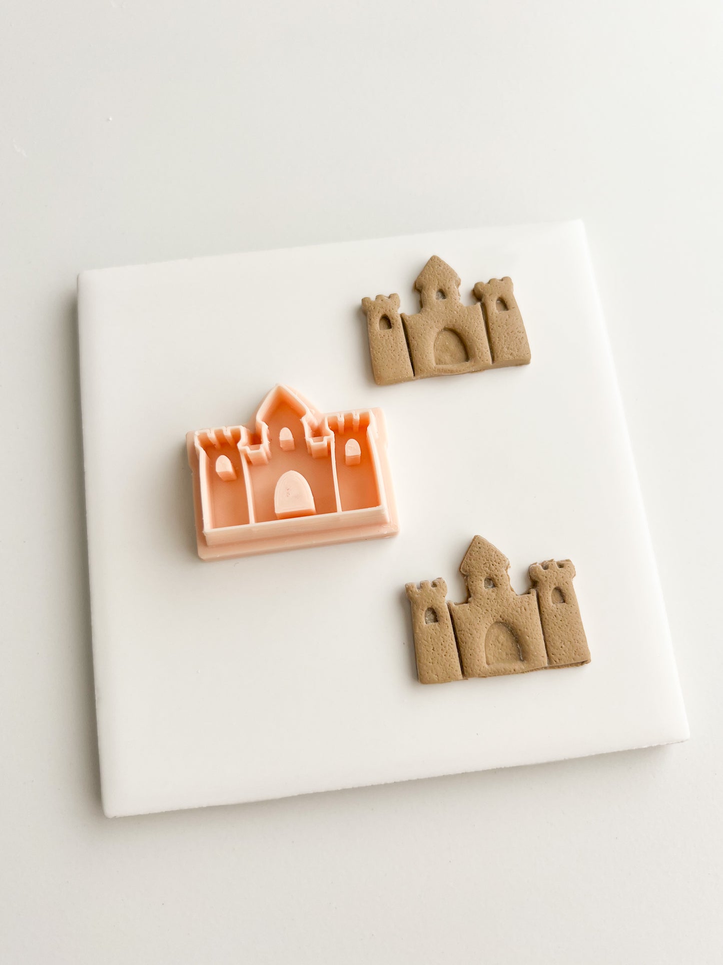 Sand Castle Clay Cutter | Sand Castle Polymer Clay Cutter for DIY Beach Earrings Coastal-Themed Jewelry and Handmade Summer Accessories